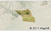 Satellite 3D Map of Jingyang, lighten