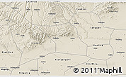Shaded Relief 3D Map of Jingyang