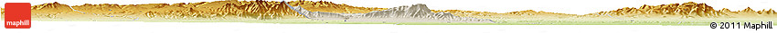 Shaded Relief Horizon Map of Jingyang, physical outside Shaded Relief Horizon Map of Jingyang, physical outside