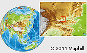Physical Location Map of Jingyang