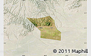 Satellite Map of Jingyang, lighten