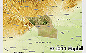 Satellite Map of Jingyang, physical outside