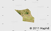 Satellite Map of Jingyang, single color outside