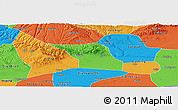 Political Panoramic Map of Jingyang