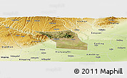 Satellite Panoramic Map of Jingyang, physical outside
