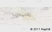 Shaded Relief Panoramic Map of Jingyang, lighten