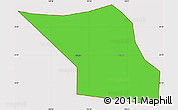 Political Simple Map of Jingyang, cropped outside