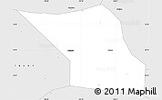 Silver Style Simple Map of Jingyang