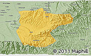 Savanna Style 3D Map of Lantian
