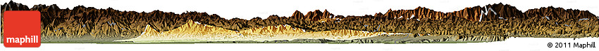 Physical Horizon Map of Lantian, darken