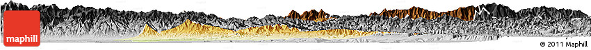 Physical Horizon Map of Lantian, desaturated