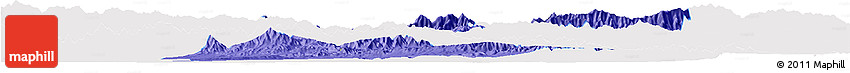 Political Horizon Map of Lantian, single color outside