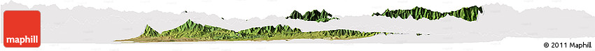 Satellite Horizon Map of Lantian, cropped outside
