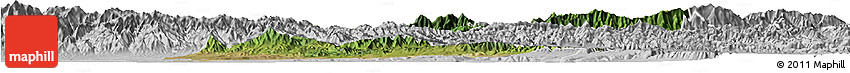 Satellite Horizon Map of Lantian, lighten, desaturated