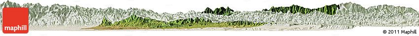 Satellite Horizon Map of Lantian, lighten