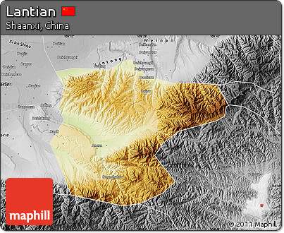 Physical Map of Lantian, desaturated