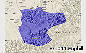 Political Map of Lantian, shaded relief outside