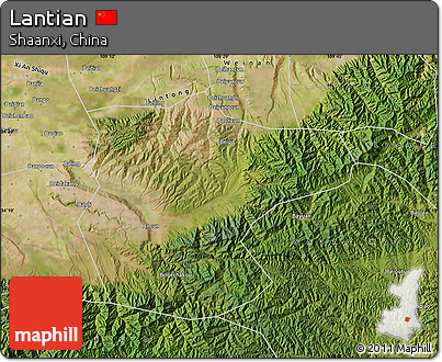 Satellite Map of Lantian