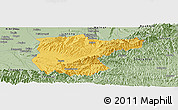 Savanna Style Panoramic Map of Lantian