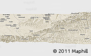 Shaded Relief Panoramic Map of Lantian