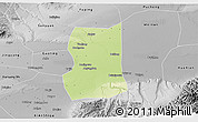 Physical 3D Map of Lintong, desaturated