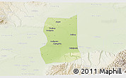 Physical 3D Map of Lintong, lighten