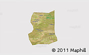 Satellite 3D Map of Lintong, cropped outside