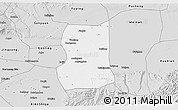 Silver Style 3D Map of Lintong