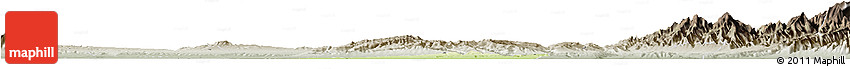 Physical Horizon Map of Lintong, semi-desaturated