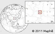 Blank Location Map of Lintong