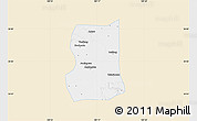 Classic Style Map of Lintong, single color outside