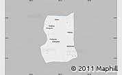 Gray Map of Lintong, single color outside