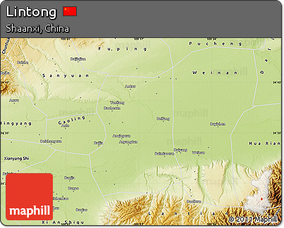 Physical Map of Lintong