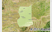 Physical Map of Lintong, satellite outside