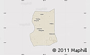Shaded Relief Map of Lintong, cropped outside