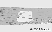Gray Panoramic Map of Lintong