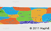 Political Panoramic Map of Lintong