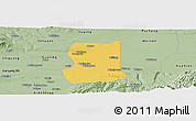 Savanna Style Panoramic Map of Lintong