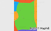 Political Simple Map of Lintong