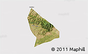 Satellite 3D Map of Liquan, cropped outside