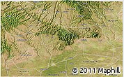 Satellite 3D Map of Liquan