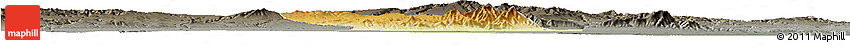 Physical Horizon Map of Liquan, darken, semi-desaturated