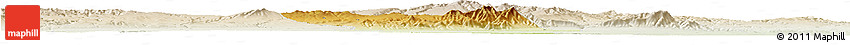 Physical Horizon Map of Liquan, lighten Physical Horizon Map of Liquan, lighten