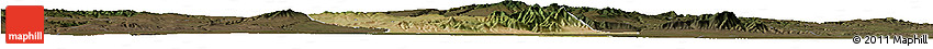 Satellite Horizon Map of Liquan, darken