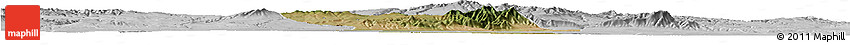 Satellite Horizon Map of Liquan, lighten, desaturated Satellite Horizon Map of Liquan, lighten, desaturated
