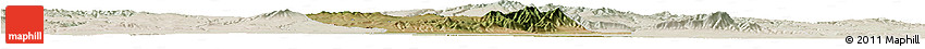 Satellite Horizon Map of Liquan, lighten