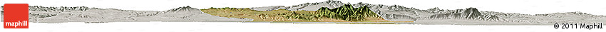 Satellite Horizon Map of Liquan, lighten, semi-desaturated Satellite Horizon Map of Liquan, lighten, semi-desaturated