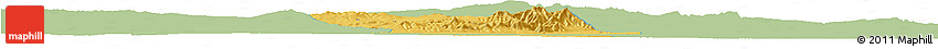 Savanna Style Horizon Map of Liquan, single color outside