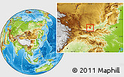 Physical Location Map of Liquan