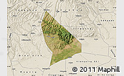 Satellite Map of Liquan, shaded relief outside